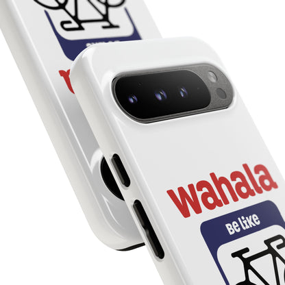 Phone Case | Wahala Be Like Bicycle Tough Cases | Gift for Cyclists | Funny Phone Cover | Trendy Cycling Accessories