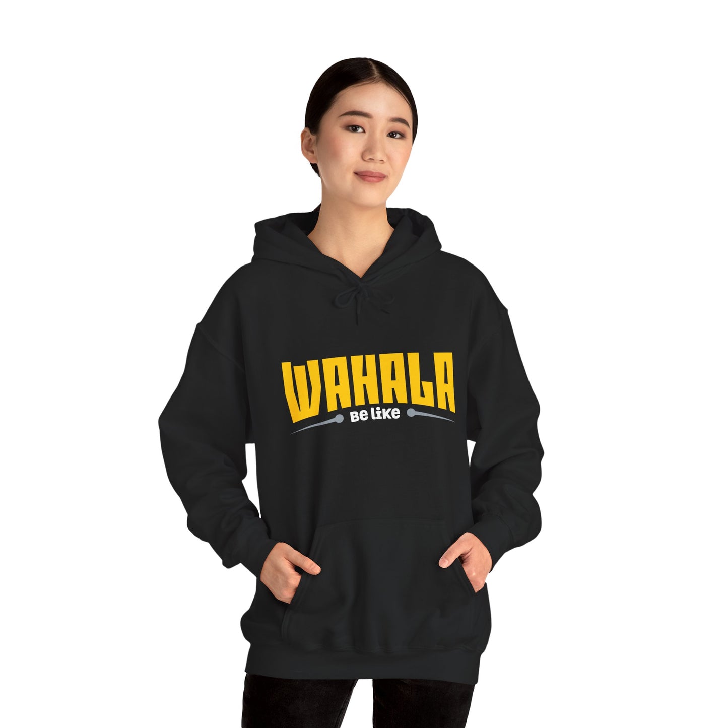 Wahala Be Like Hooded Sweatshirt | Bicycle Lover Gift | Unisex Comfy Sweatshirt for Casual Style, Birthday, Cycling Events, Fun Gift