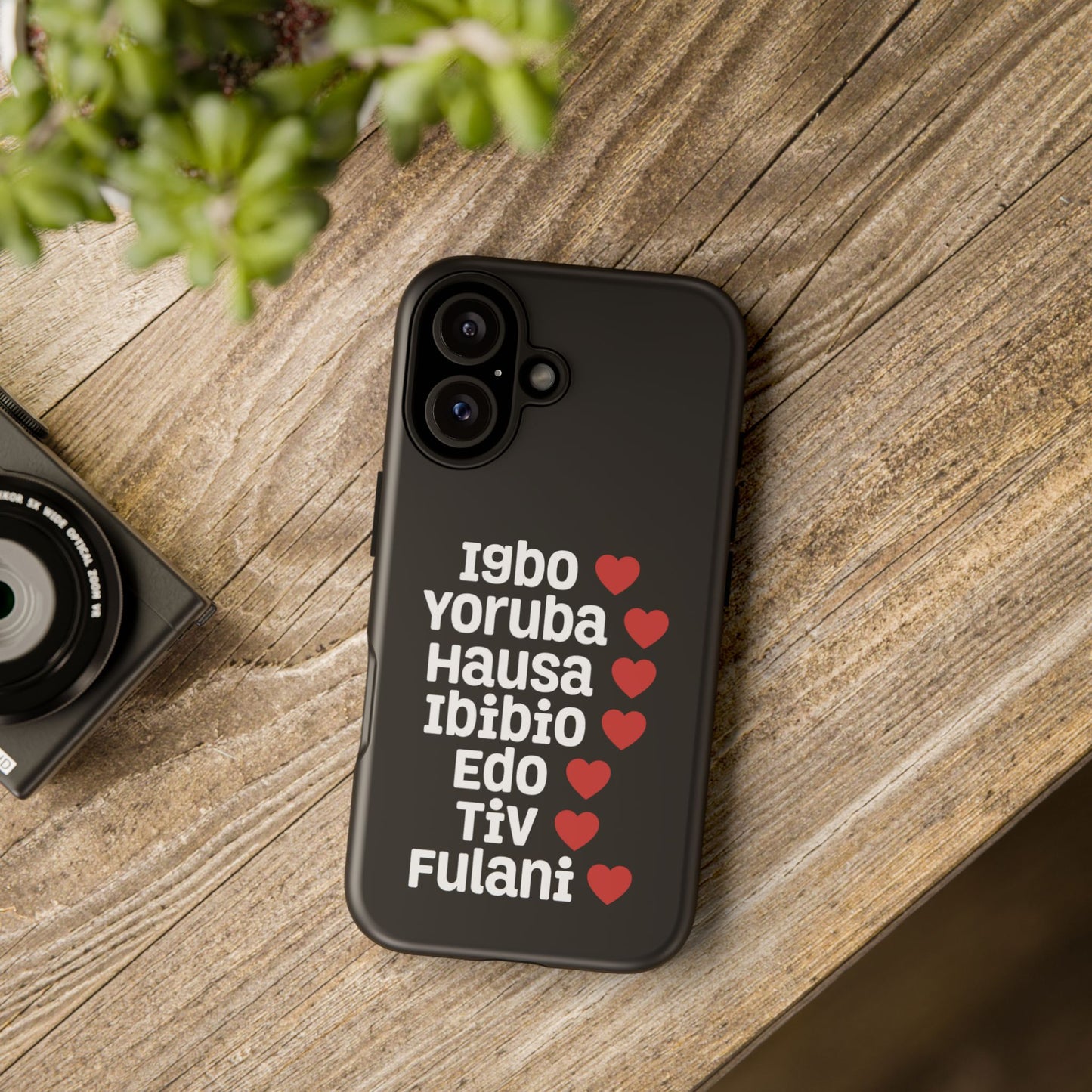 Phone Case — Nigerian Ethnic Pride Design (Igbo, Yoruba, Hausa, Ibibio, Edo, Tiv, Fulani)
