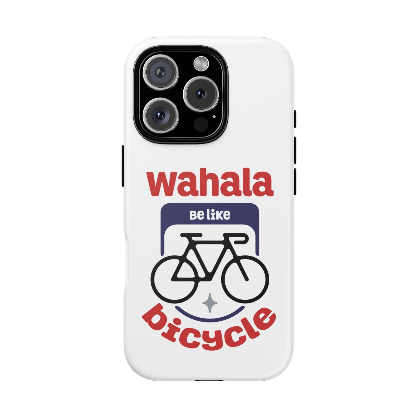Bicycle Phone Case | Wahala Be Like | Tough Cases | Gift for Cyclists | Funny Phone Cover | Trendy Cycling Accessories