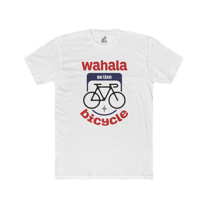 Wahala be like Bicycle Unisex Cotton Crew Tee, Naija Humur, Casual Wear, Bicycle Enthusiast Apparel