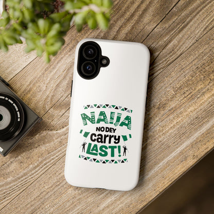 Nigerian-Inspired Tough Phone Case, Unique Gift, Trendy Accessory, Durable Protection, Fun Design for All Occasions