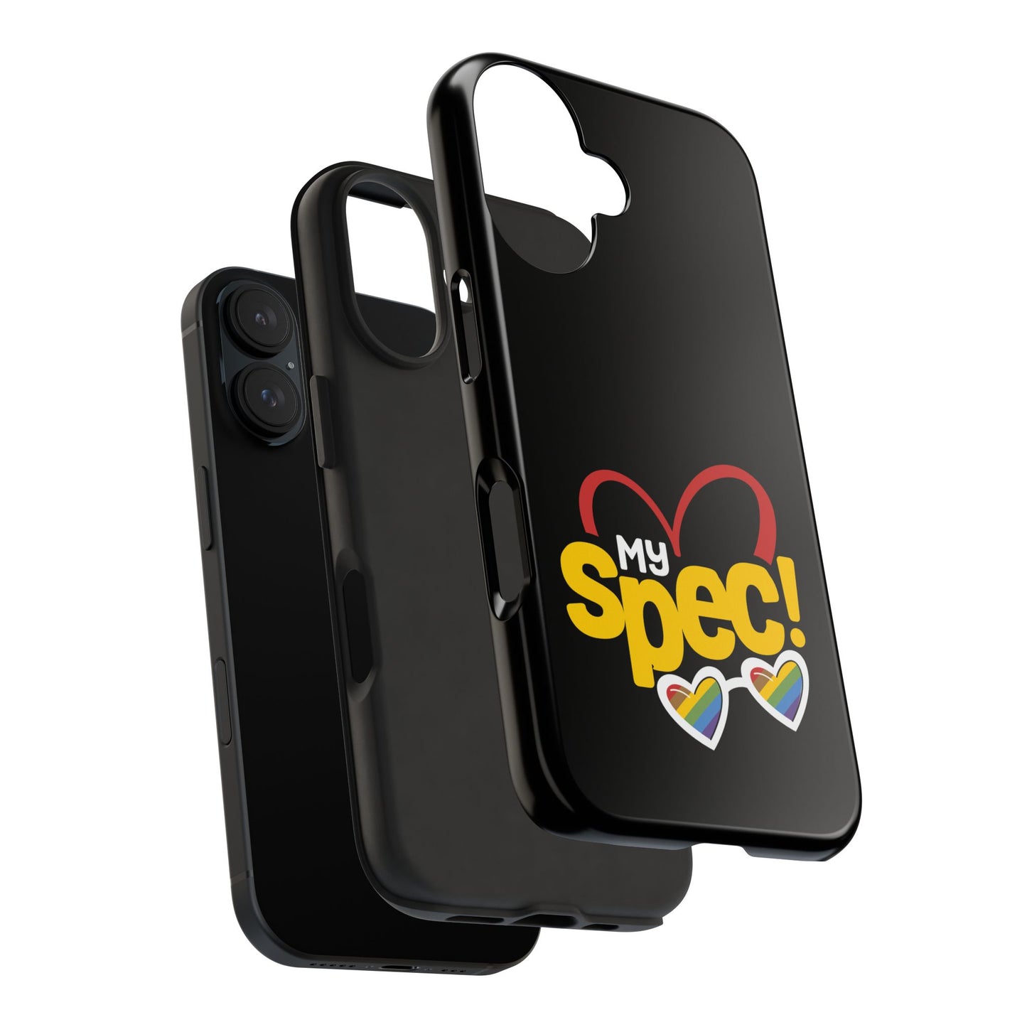 “My Spec!” Rainbow Heart Pride Protective Case