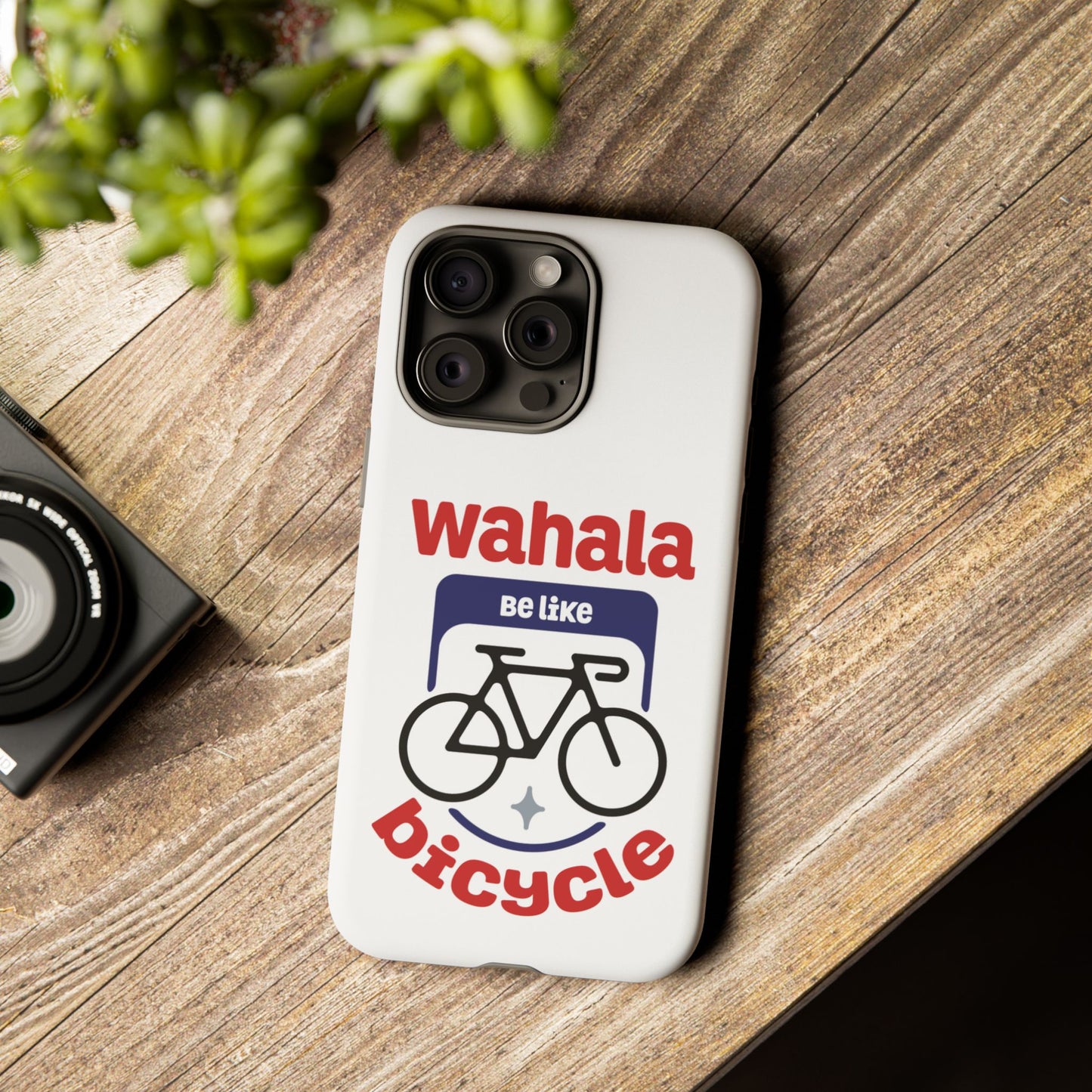 Bicycle Phone Case | Wahala Be Like | Tough Cases | Gift for Cyclists | Funny Phone Cover | Trendy Cycling Accessories