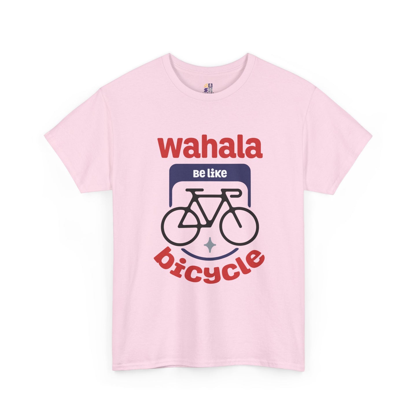 Wahala be like Bicycle Unisex Heavy Cotton Tee, Perfect Gift for Cyclists, Casual Wear, Bike Enthusiasts, Fun Statement Shirt