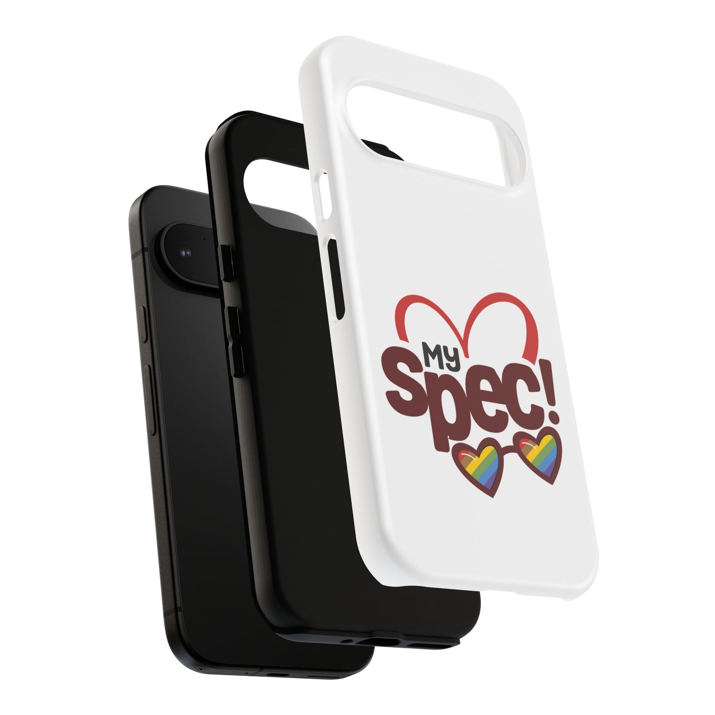 My Spec! Phone Case — Rainbow Heart Protective Case