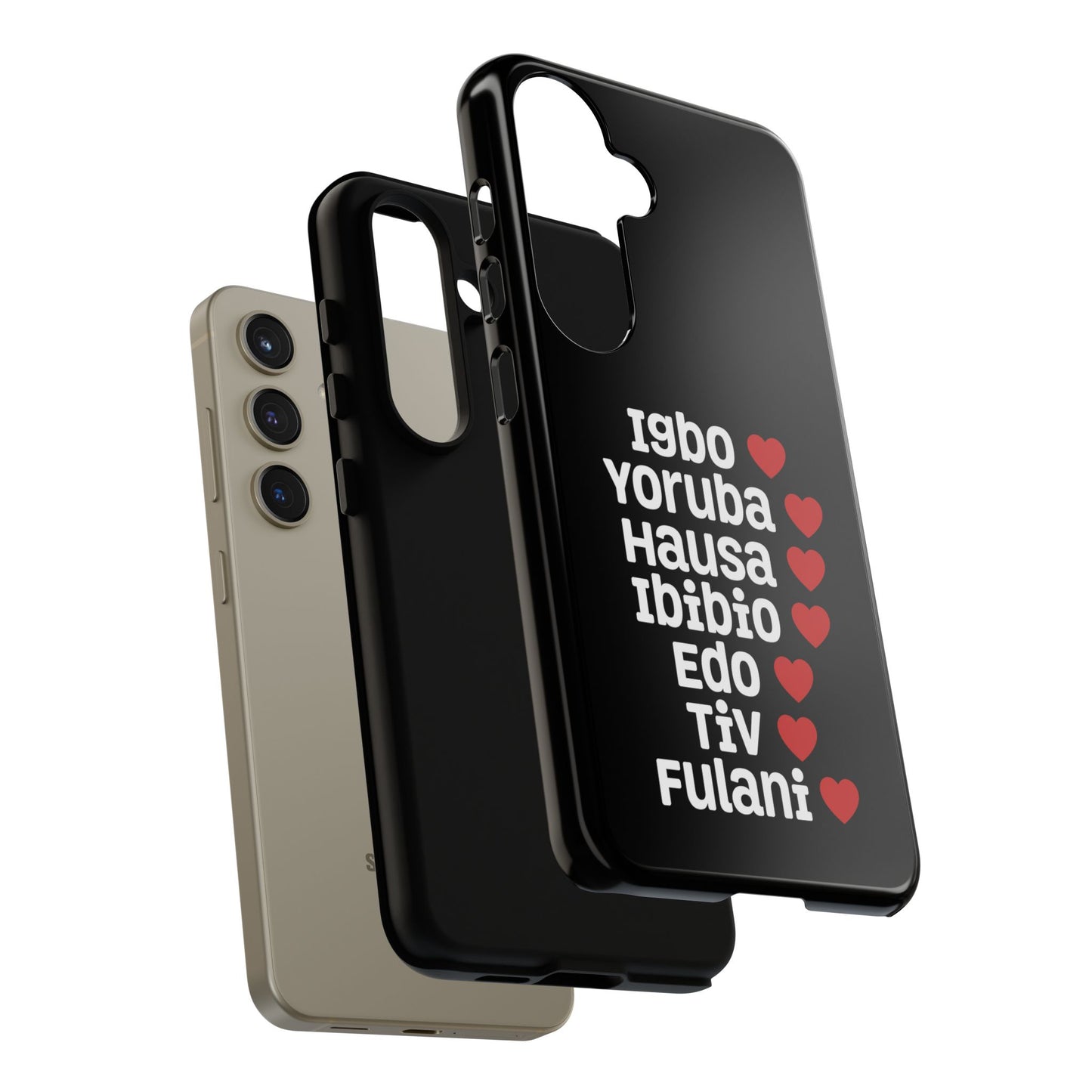 Phone Case — Nigerian Ethnic Pride Design (Igbo, Yoruba, Hausa, Ibibio, Edo, Tiv, Fulani)