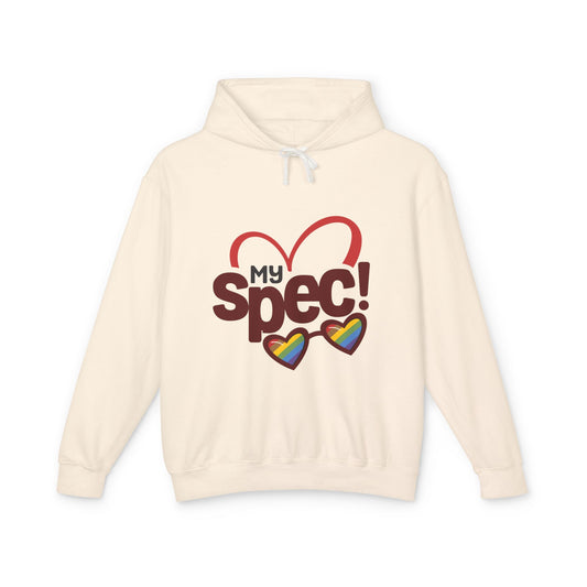 My Spec! Hoodie — Heart & Rainbow Sunglasses Sweatshirt
