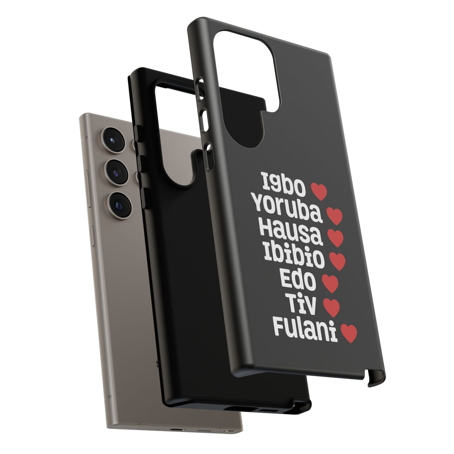 Phone Case — Nigerian Ethnic Pride Design (Igbo, Yoruba, Hausa, Ibibio, Edo, Tiv, Fulani)