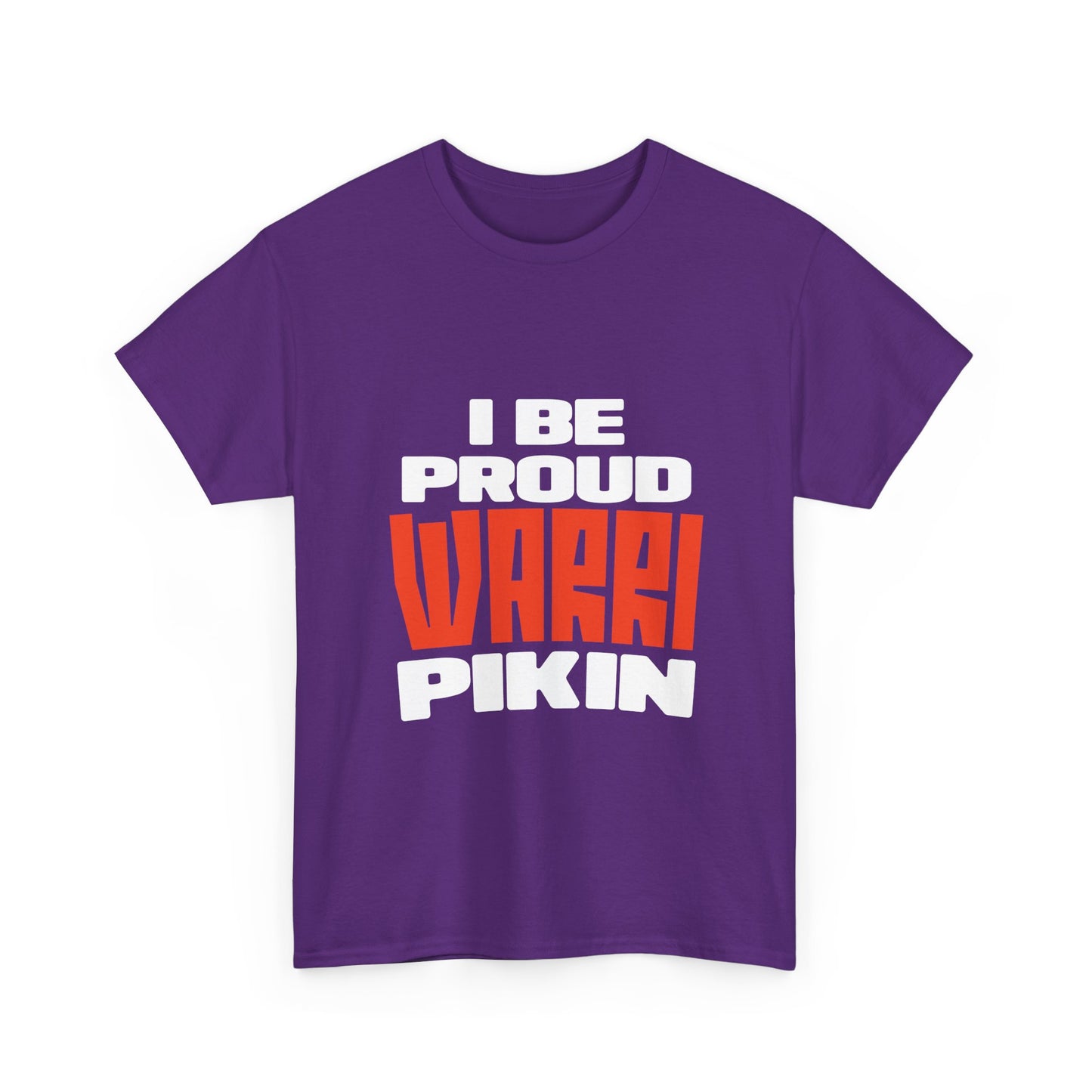 ''I be proud warri pikin'' Unisex Heavy Cotton Tee
