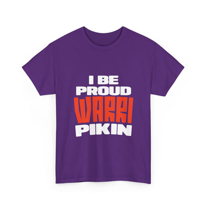 ''I be proud warri pikin'' Unisex Heavy Cotton Tee