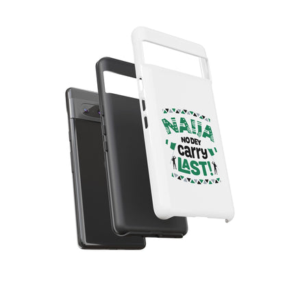 Nigerian-Inspired Tough Phone Case, Unique Gift, Trendy Accessory, Durable Protection, Fun Design for All Occasions