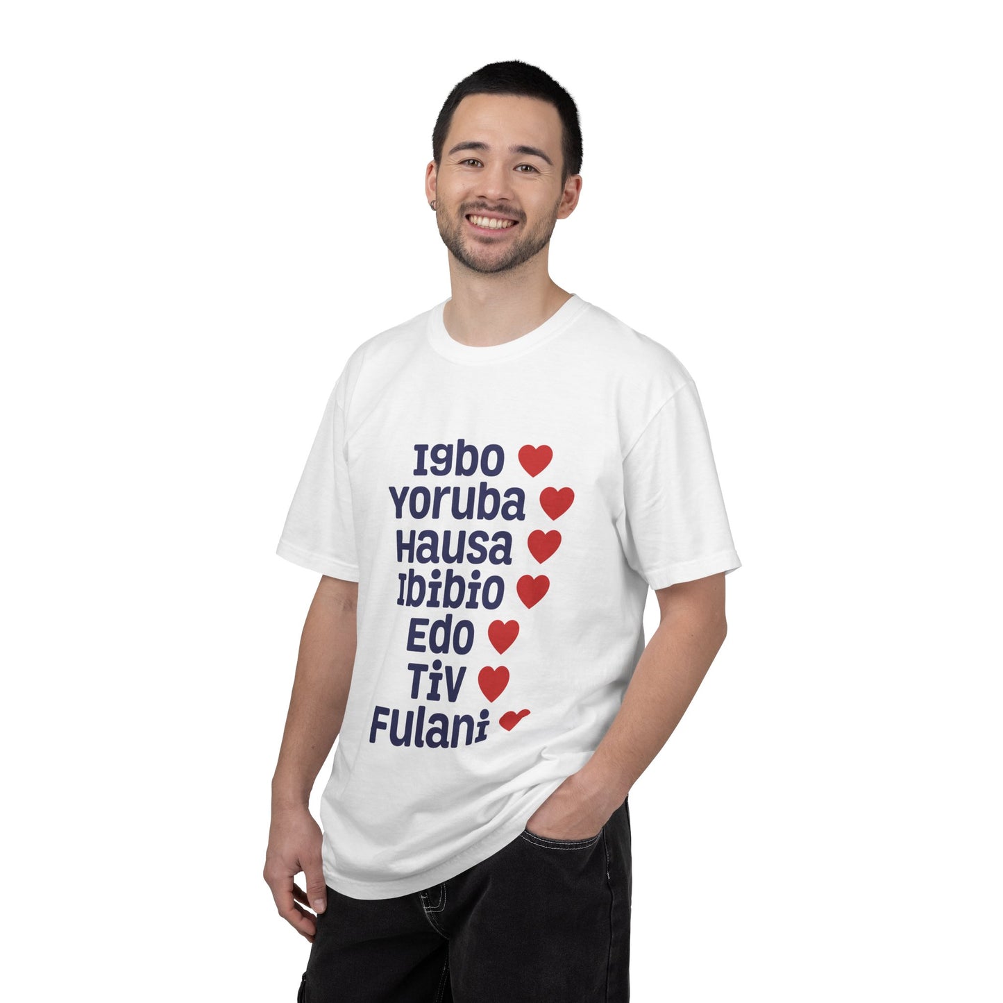 T-Shirt — Nigerian Ethnic Pride Tee (Igbo, Yoruba, Hausa, Ibibio, Edo, Tiv, Fulani)