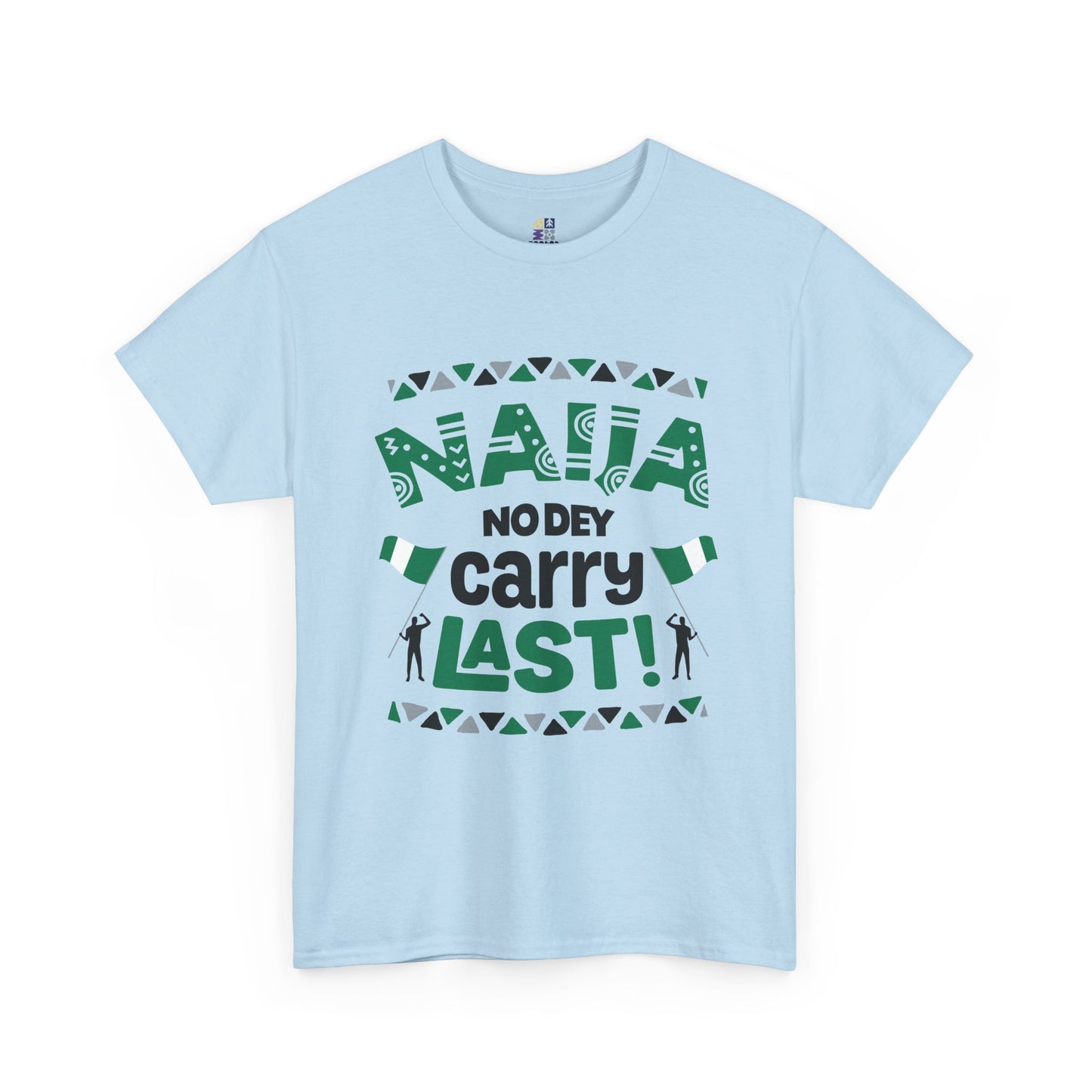 Nigerian Pride Unisex Heavy Cotton Tee, Fun Statement T-Shirt, Perfect for Casual Wear, Cultural Celebrations, Gift for Friends