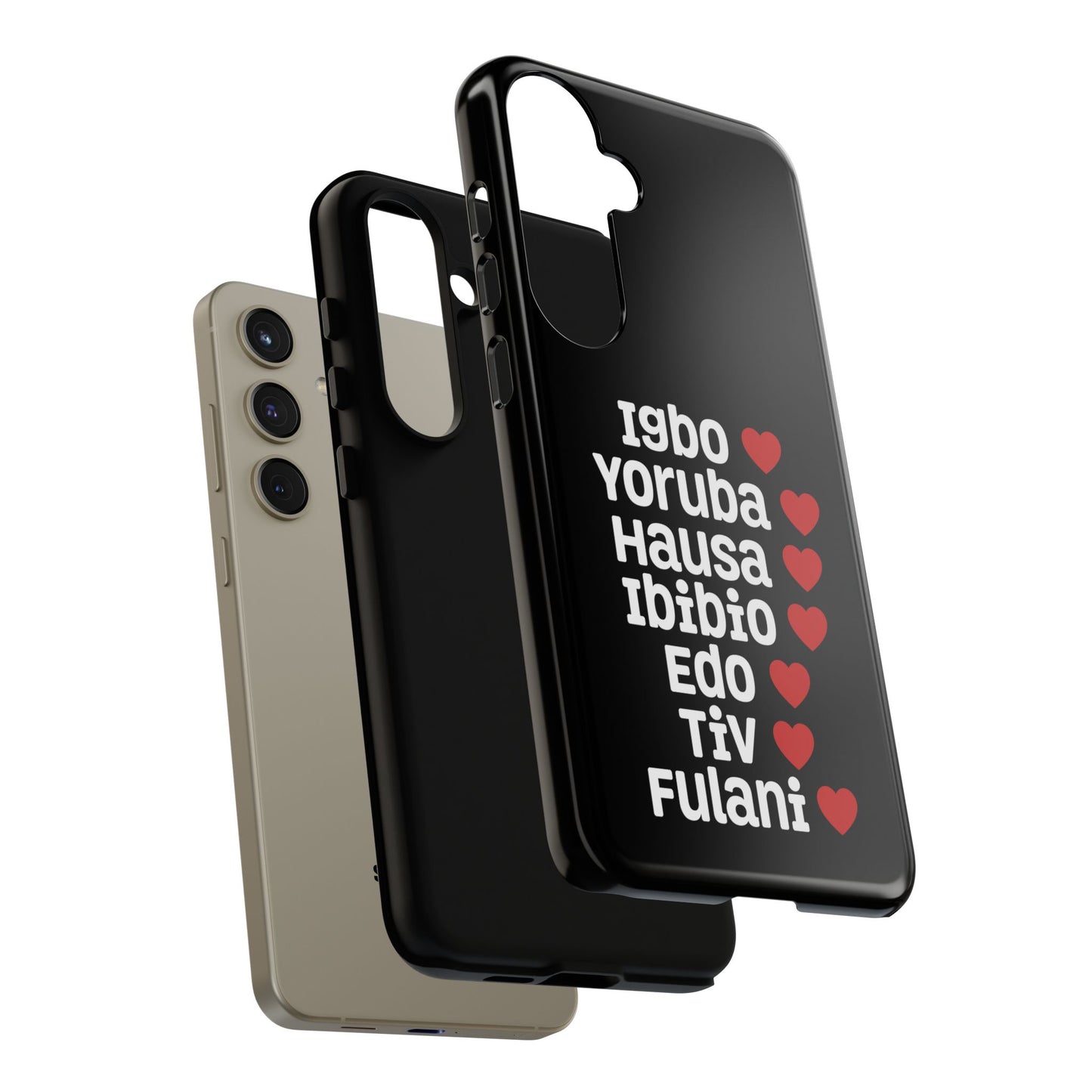 Phone Case — Nigerian Ethnic Pride Design (Igbo, Yoruba, Hausa, Ibibio, Edo, Tiv, Fulani)