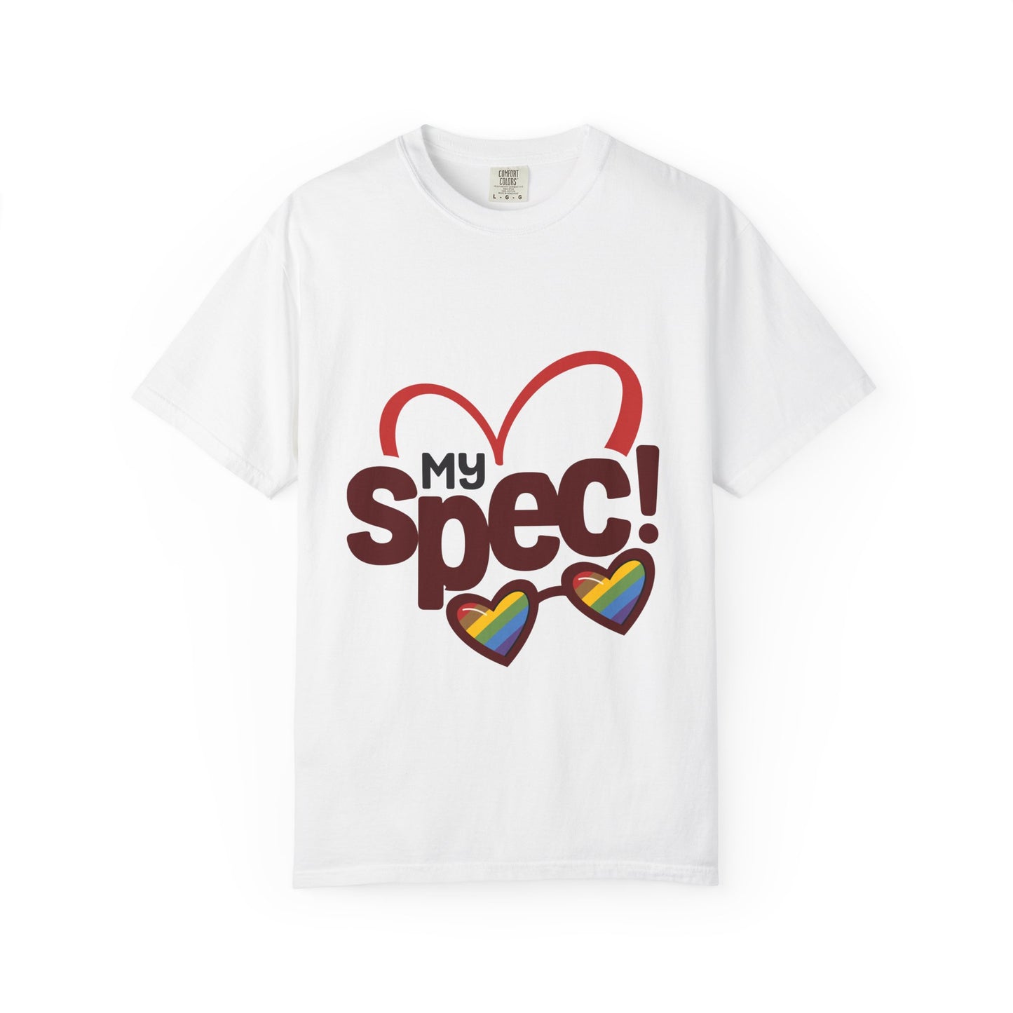 My Spec! T-Shirt – Pride Heart Sunglasses Awareness Tee