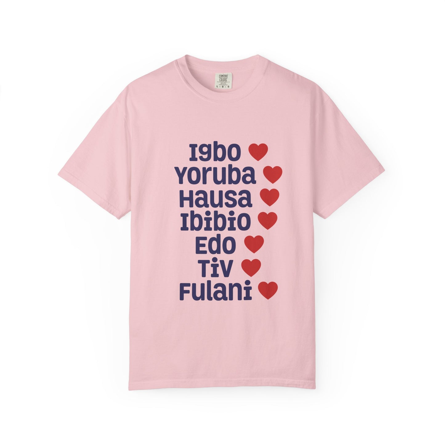 T-Shirt — Nigerian Ethnic Pride Tee (Igbo, Yoruba, Hausa, Ibibio, Edo, Tiv, Fulani)