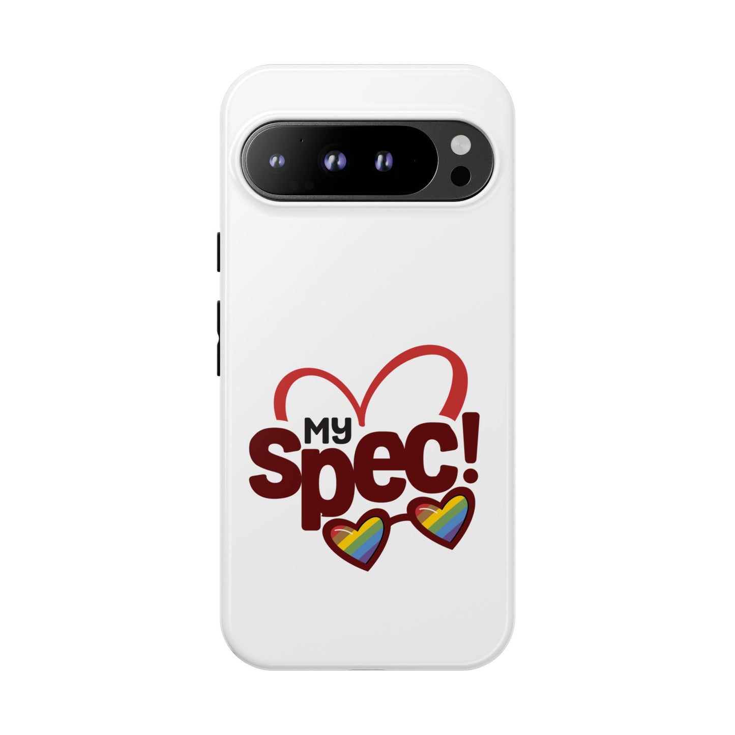 My Spec! Phone Case — Rainbow Heart Protective Case