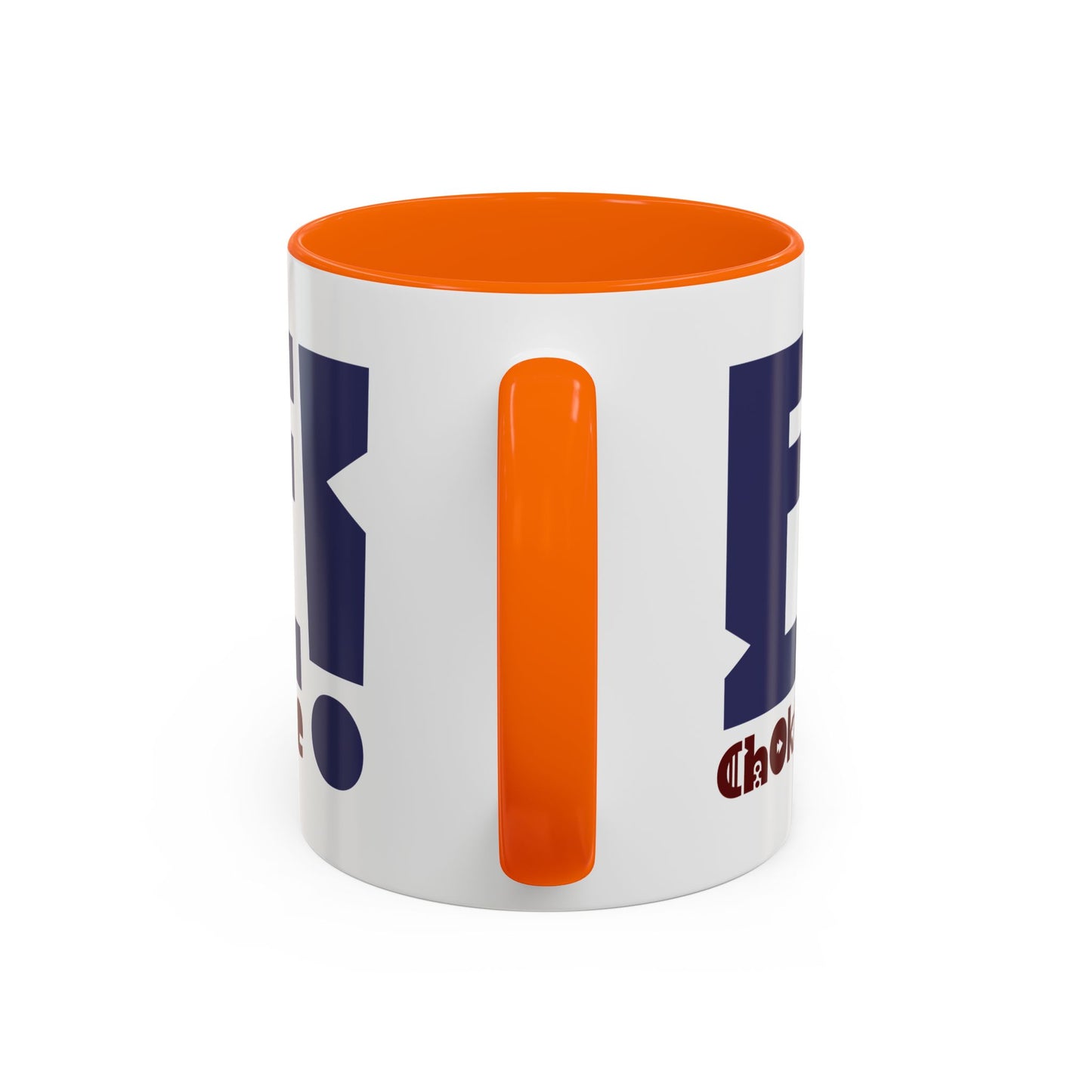 Coffee Mug — Bold “E Choke” Graphic Accent Mug (11/15oz)