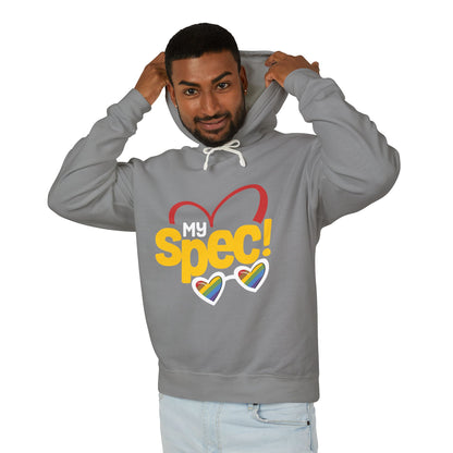 My Spec! Hoodie — Heart & Rainbow Sunglasses Sweatshirt