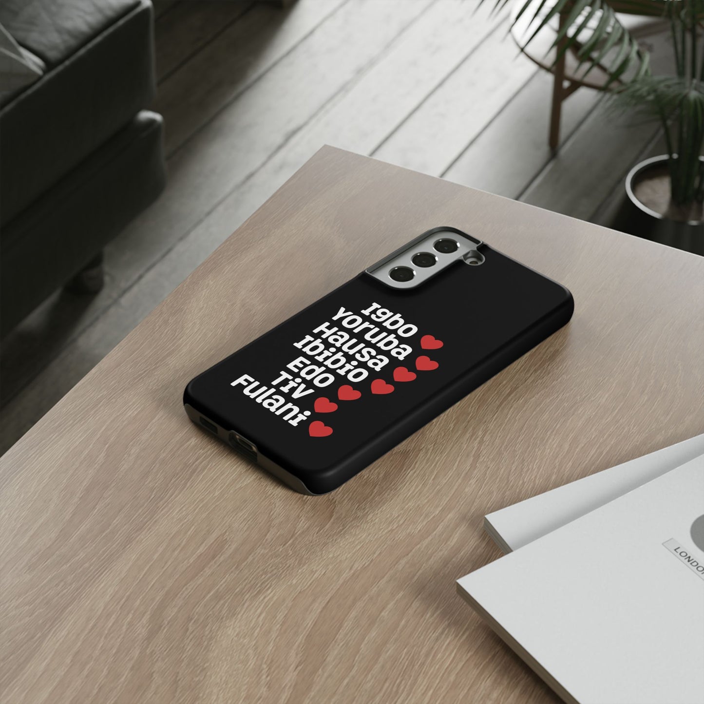 Phone Case — Nigerian Ethnic Pride Design (Igbo, Yoruba, Hausa, Ibibio, Edo, Tiv, Fulani)