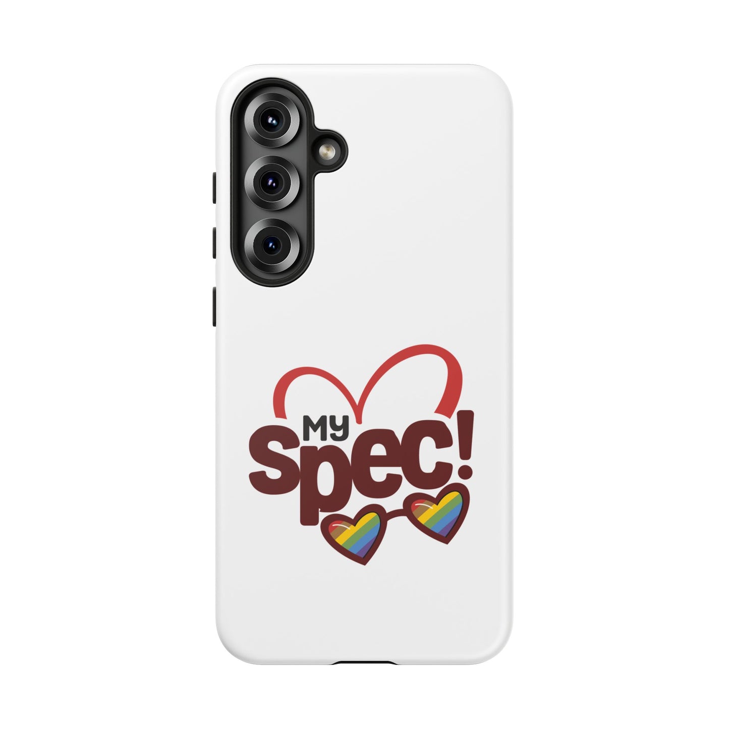 My Spec! Phone Case — Rainbow Heart Protective Case