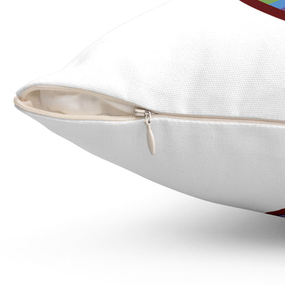 My Spec! Heart & Rainbow Glasses Decorative Pillow