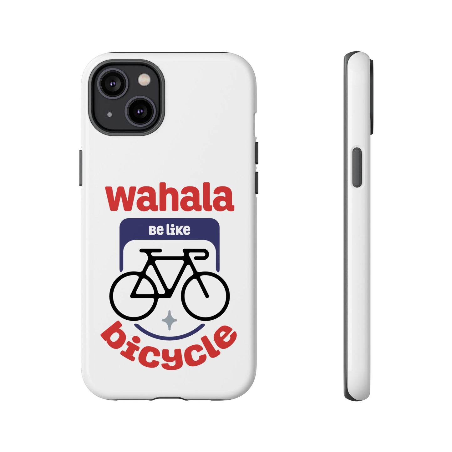 Bicycle Phone Case | Wahala Be Like | Tough Cases | Gift for Cyclists | Funny Phone Cover | Trendy Cycling Accessories