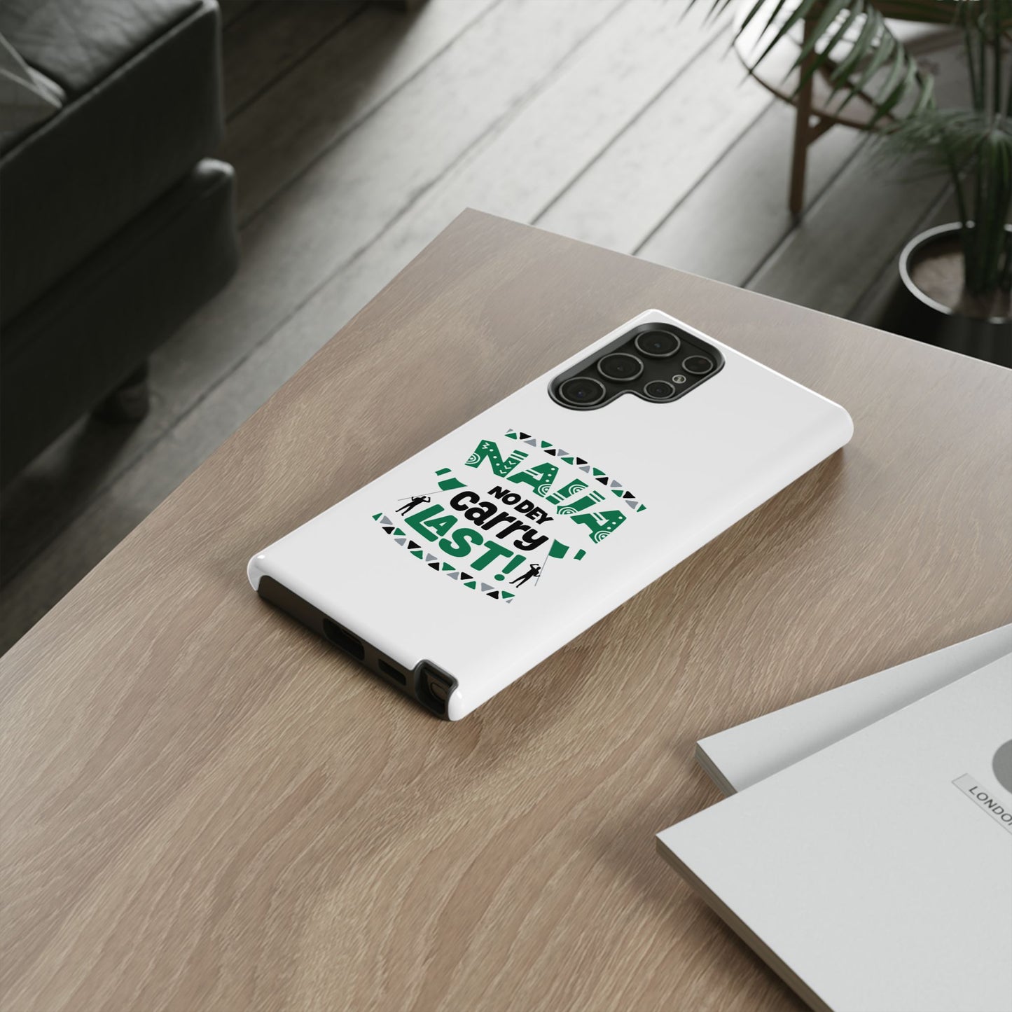 Nigerian-Inspired Tough Phone Case, Unique Gift, Trendy Accessory, Durable Protection, Fun Design for All Occasions