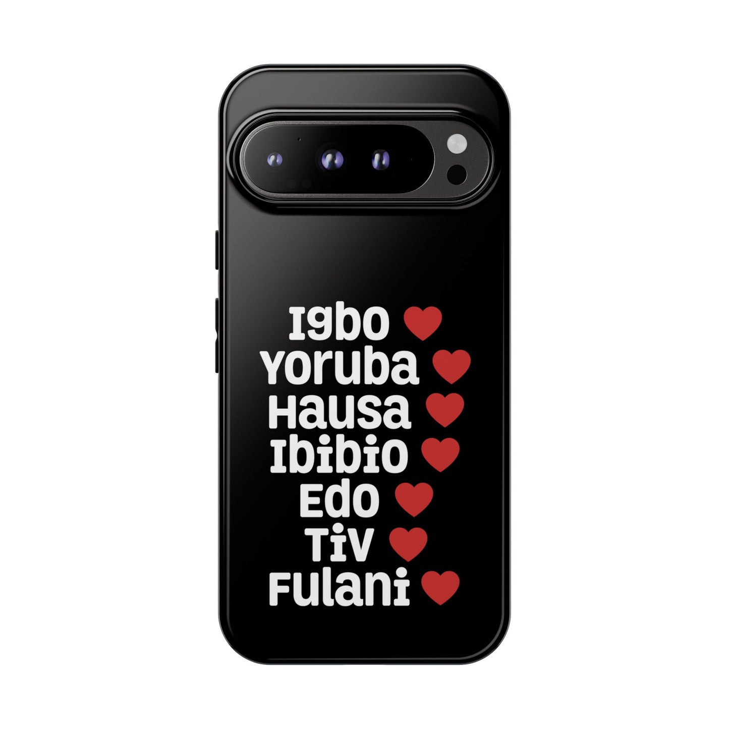 Phone Case — Nigerian Ethnic Pride Design (Igbo, Yoruba, Hausa, Ibibio, Edo, Tiv, Fulani)