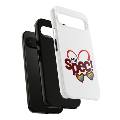 My Spec! Phone Case — Rainbow Heart Protective Case