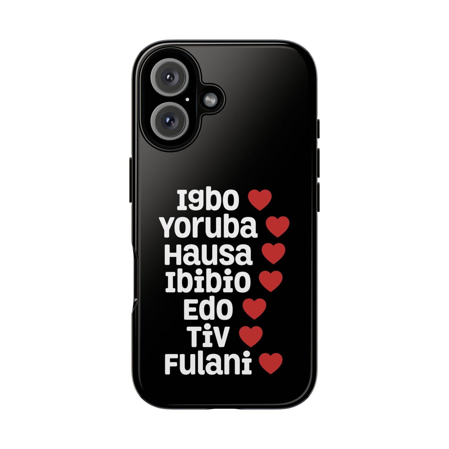 Phone Case — Nigerian Ethnic Pride Design (Igbo, Yoruba, Hausa, Ibibio, Edo, Tiv, Fulani)