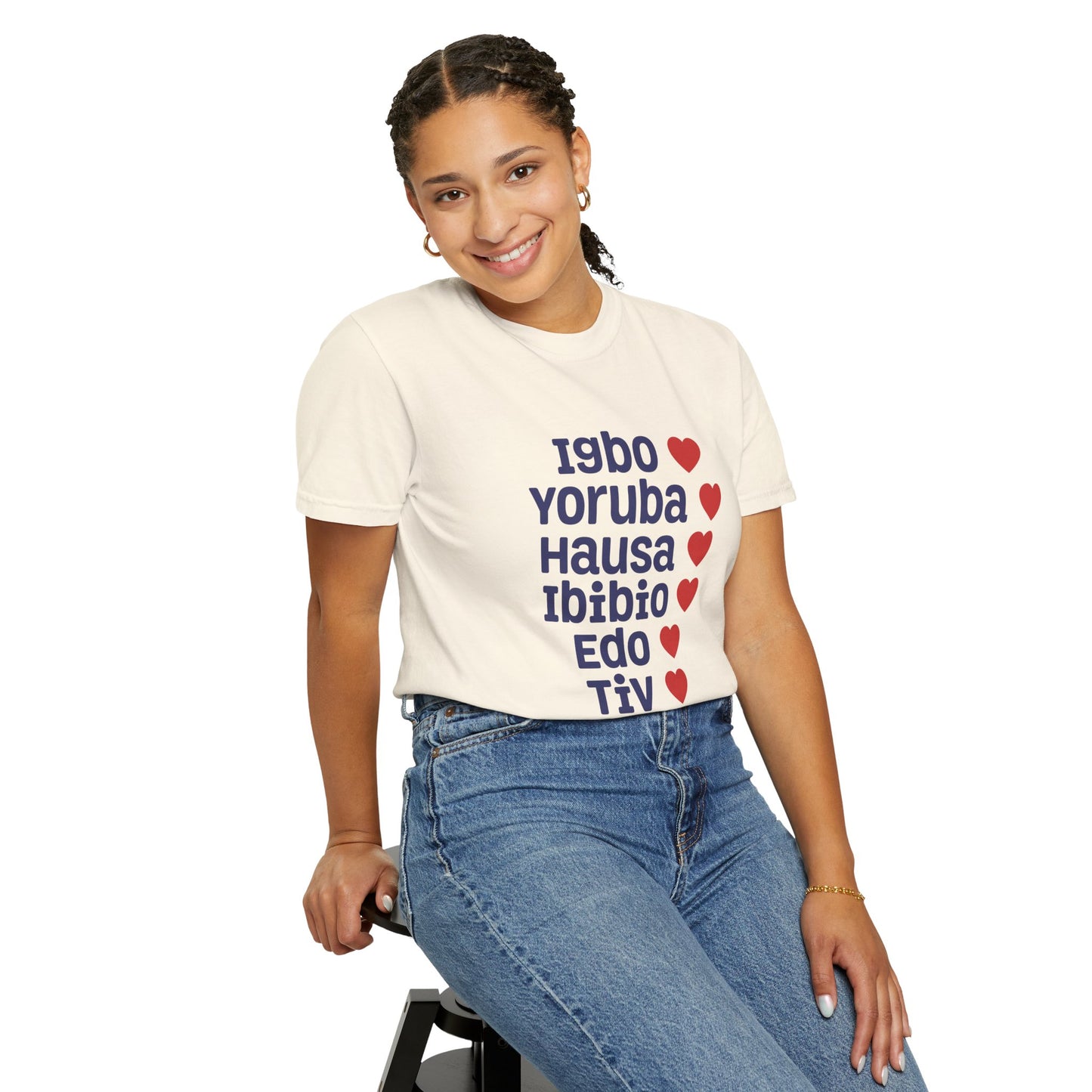 T-Shirt — Nigerian Ethnic Pride Tee (Igbo, Yoruba, Hausa, Ibibio, Edo, Tiv, Fulani)