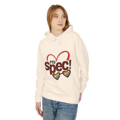 My Spec! Hoodie — Heart & Rainbow Sunglasses Sweatshirt
