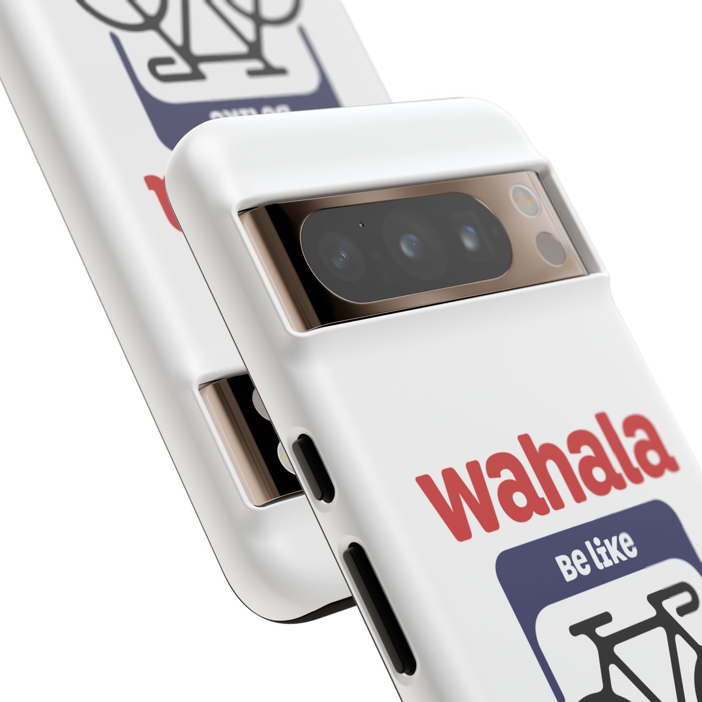 Phone Case | Wahala Be Like Bicycle Tough Cases | Gift for Cyclists | Funny Phone Cover | Trendy Cycling Accessories