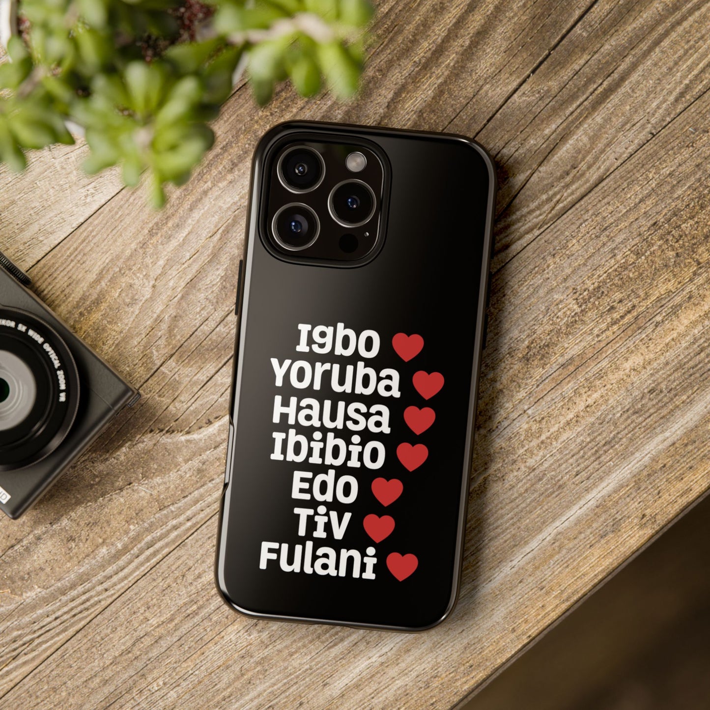 Phone Case — Nigerian Ethnic Pride Design (Igbo, Yoruba, Hausa, Ibibio, Edo, Tiv, Fulani)