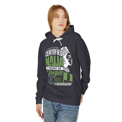 Certified Naija Hoodie — Nigerian Pride "Proof of Origin" Sweatshirt