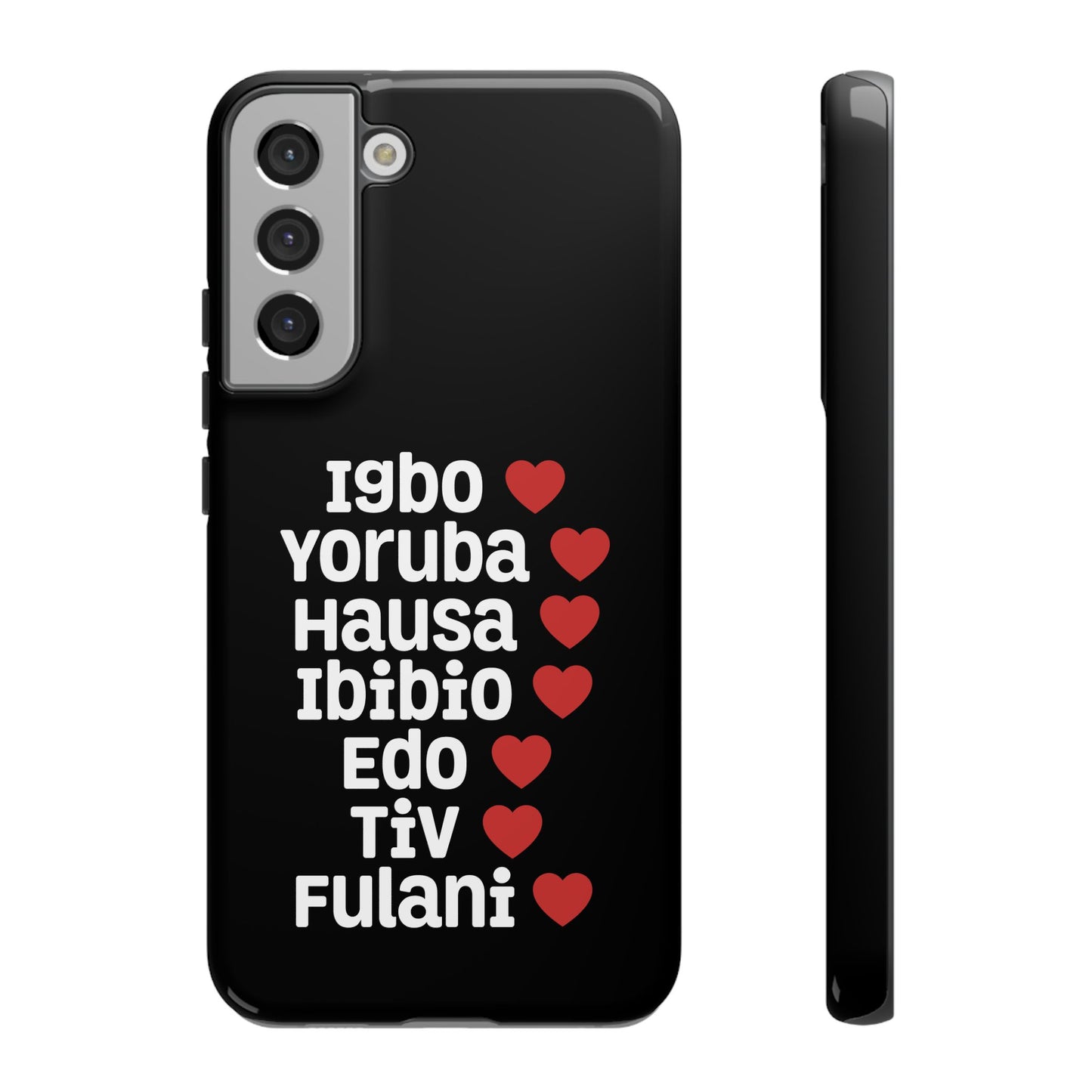 Phone Case — Nigerian Ethnic Pride Design (Igbo, Yoruba, Hausa, Ibibio, Edo, Tiv, Fulani)