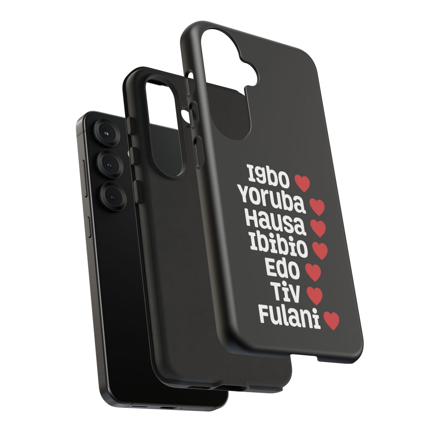 Phone Case — Nigerian Ethnic Pride Design (Igbo, Yoruba, Hausa, Ibibio, Edo, Tiv, Fulani)