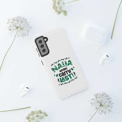 Nigerian-Inspired Tough Phone Case, Unique Gift, Trendy Accessory, Durable Protection, Fun Design for All Occasions