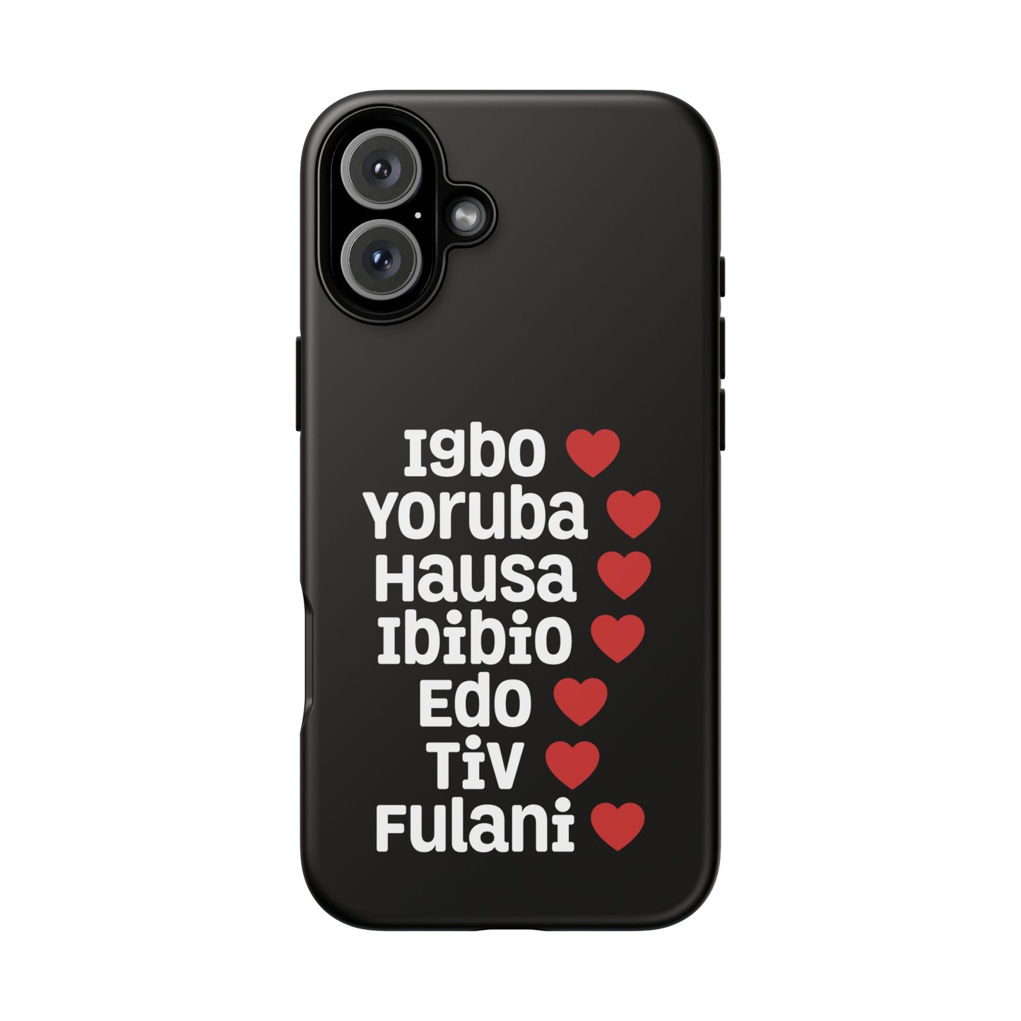 Phone Case — Nigerian Ethnic Pride Design (Igbo, Yoruba, Hausa, Ibibio, Edo, Tiv, Fulani)
