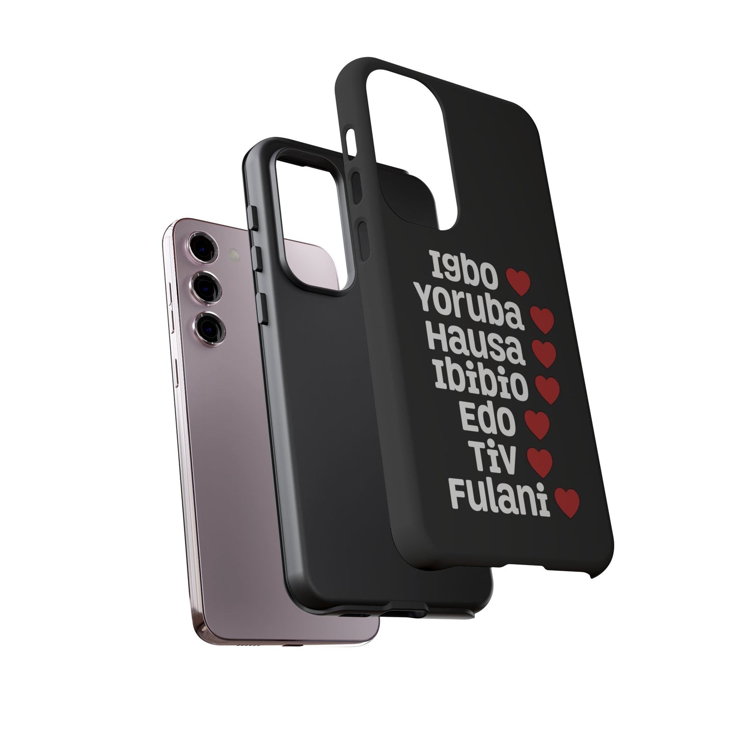 Phone Case — Nigerian Ethnic Pride Design (Igbo, Yoruba, Hausa, Ibibio, Edo, Tiv, Fulani)