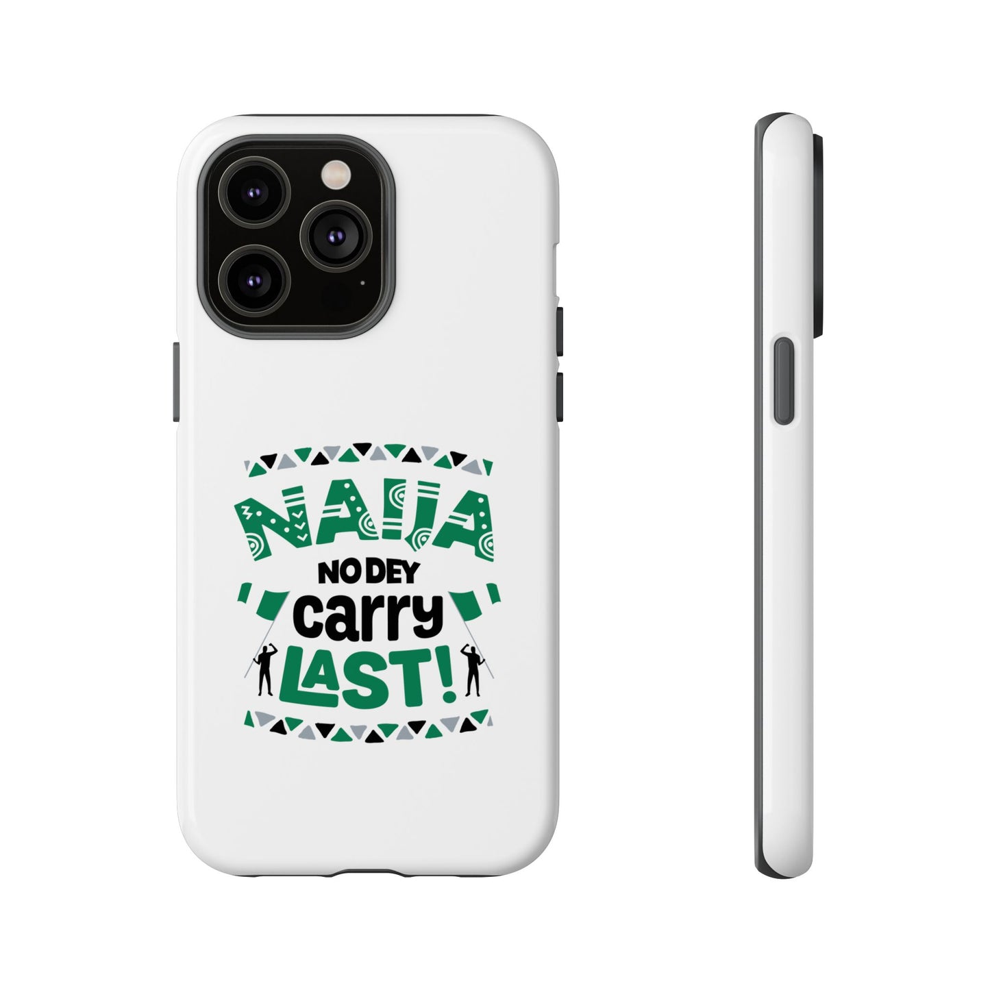 Nigerian-Inspired Tough Phone Case, Unique Gift, Trendy Accessory, Durable Protection, Fun Design for All Occasions