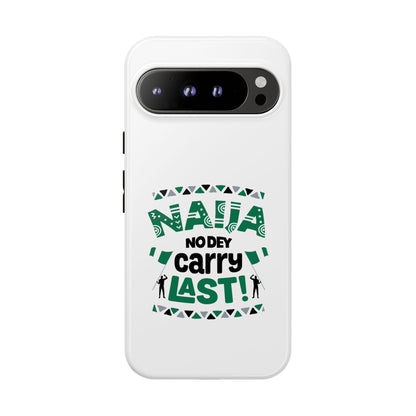 Nigerian-Inspired Tough Phone Case, Unique Gift, Trendy Accessory, Durable Protection, Fun Design for All Occasions