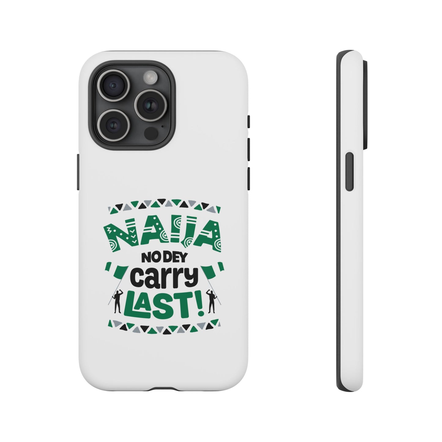 Nigerian-Inspired Tough Phone Case, Unique Gift, Trendy Accessory, Durable Protection, Fun Design for All Occasions
