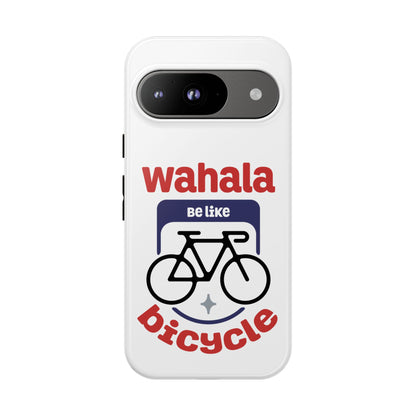 Phone Case | Wahala Be Like Bicycle Tough Cases | Gift for Cyclists | Funny Phone Cover | Trendy Cycling Accessories