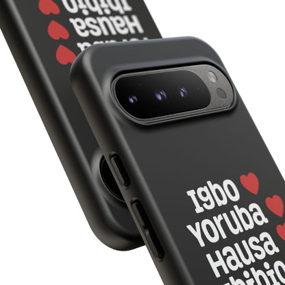 Phone Case — Nigerian Ethnic Pride Design (Igbo, Yoruba, Hausa, Ibibio, Edo, Tiv, Fulani)
