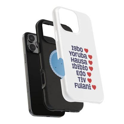 Phone Case — Nigerian Ethnic Pride List (Igbo, Yoruba, Hausa, Ibibio, Edo, Tiv, Fulani)
