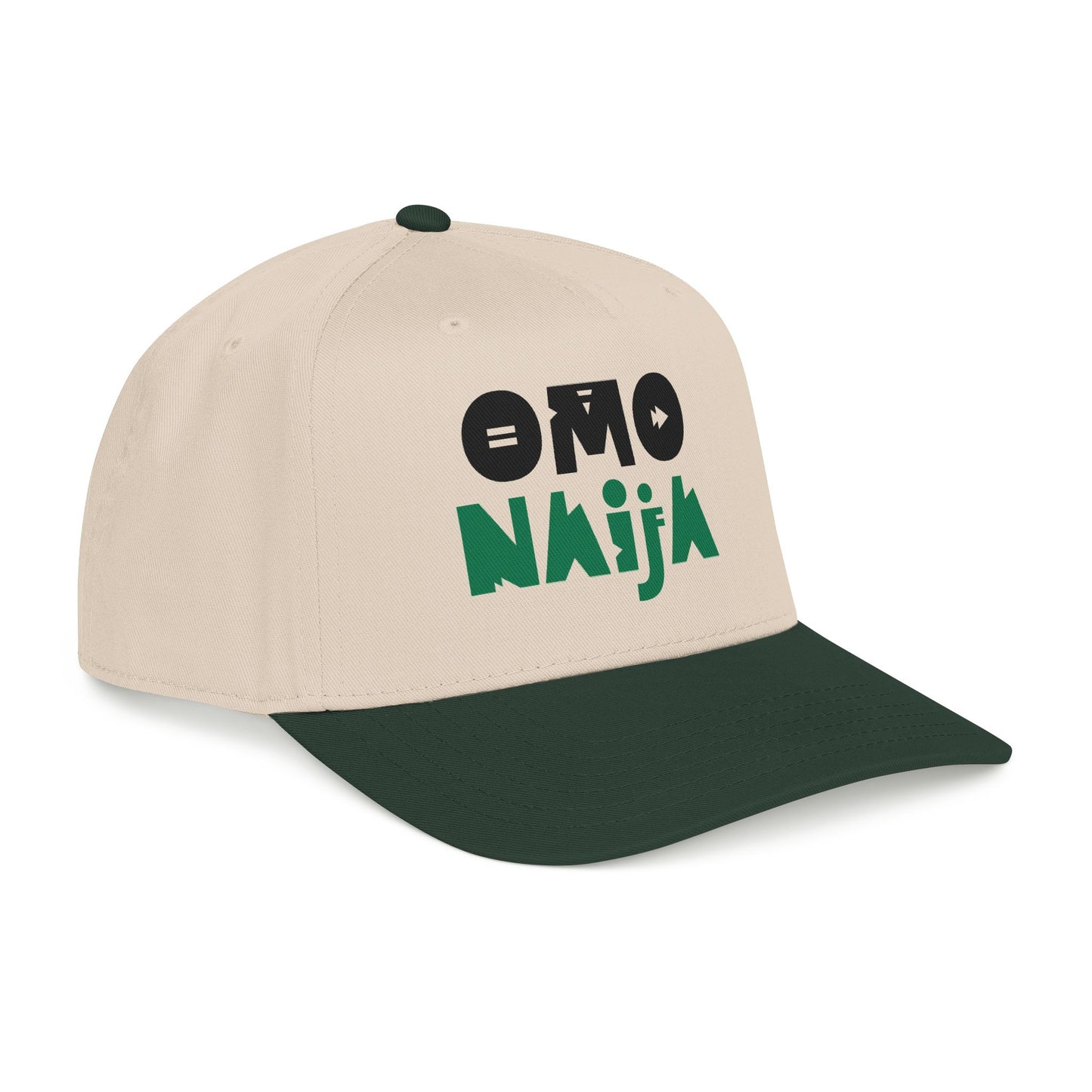 Omo Naija Baseball Cap – Nigerian Pride Mid-Profile Hat