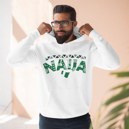 Nigeria Pride Fleece Hoodie - Celebrate Culture, Casual Style, Unisex Gift, Festivals, Comfortable Wear
